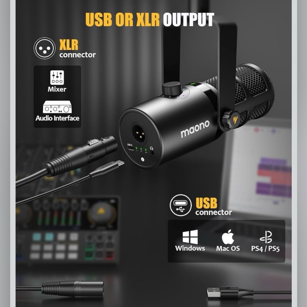 MAONO Dynamic Microphone - Picture 7 of 11